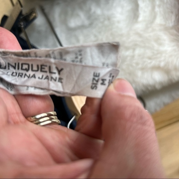 LORNA Jane blue cropped high waisted tights size M - Picture 5 of 6